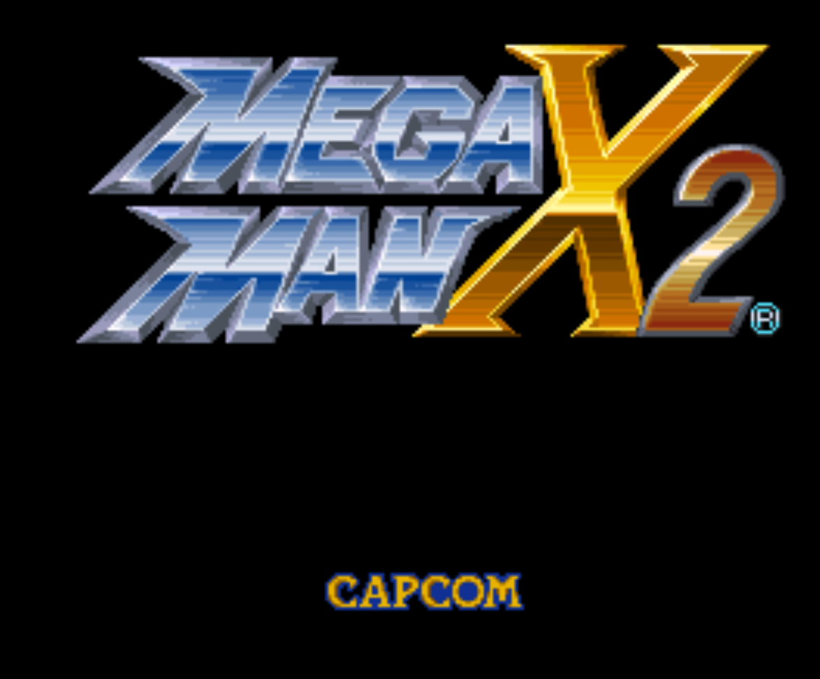 Mega Man X2 Title Screen